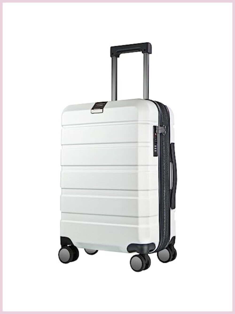 Expandable Carry On Luggage 20 Inch Hardside Spinner TSA Lock USB Port